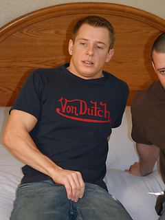 Horny guys Tommy D and Hoyce flaunt their dicks before an oral game by Nextdoor Buddies by Nextdoor Buddies image #8