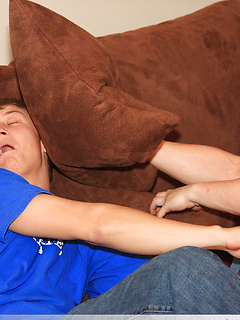 Handsome roommates Adam & Dylan McLovin wrestle before having anal sex by Nextdoor Buddies by Nextdoor Buddies image #2