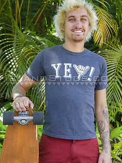 Dover Skates Nude! Boner Walk x3, Skinny dips, Slaps Ass & Long Jerk Session in Hawaii! by Island Studs by Island Studs image #3