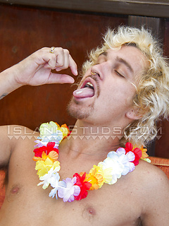 Surfer Dover is Back! Eats Cum, Swims, Dives, River of Piss, Opens Hairy Hole x4, Edges & Erupts in Hawaii! by Island Studs by Island Studs image #1