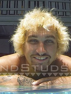 Surfer Dover is Back! Eats Cum, Swims, Dives, River of Piss, Opens Hairy Hole x4, Edges & Erupts in Hawaii! by Island Studs by Island Studs image #7