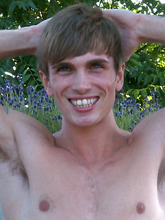 Lean & Ultra Ripped Str8 Boarder Troy Shows off his Uncut Rocket Cock in the Sun! by English Lads by English Lads image #5