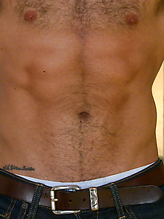 Straight Hairy Travis Shows off His Muscular & Ripped Body & Ultra Hard Uncut Cock! by English Lads by English Lads image #5