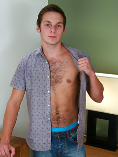 Hairy Young Uncut Straight Fair Ground Worker Rudy Squirts for England! by English Lads by English Lads image #1