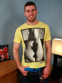 Straight & Hairy - Mike Shows off his Very Hard Uncut Cock & Hairy Hole! by English Lads by English Lads image #4