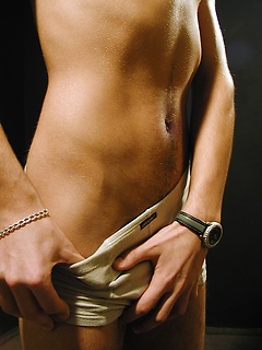 Fit boy Jarrod Pan stroking his smaller cock. by BF Collection by BF Collection image #9