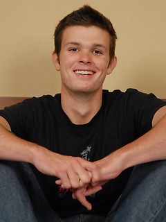 Smooth college guy Brady stroking his firm cock. by BF Collection by BF Collection image #1