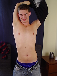 Cute twink Jacob is proud of his hard cock. by BF Collection by BF Collection image #6