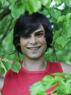 Ripped college boy Joseph masturbating outdoors. by BF Collection by BF Collection image #1