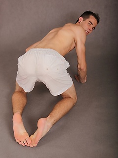 Cute boy Ricky West pulls out his beautiful uncut cock. by BF Collection by BF Collection image #8