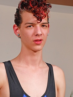 Petite twink Frankie Malone masturbates after wrestling practice. by BF Collection by BF Collection image #2
