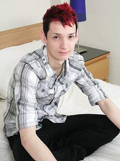 Skinny twink Kyle tugs on his uncut cock. by BF Collection by BF Collection image #2