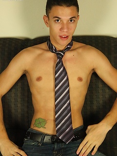 Sexy boy Christopher jerks off while wearing a tie. by BF Collection by BF Collection image #4