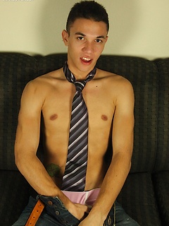 Sexy boy Christopher jerks off while wearing a tie. by BF Collection by BF Collection image #5