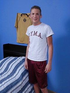 Hot twink Jeremy Ryan strokes cock while flashing his braces. by BF Collection by BF Collection image #1