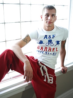 Athletic boy Eric strokes his thick hard cock. by BF Collection by BF Collection image #2
