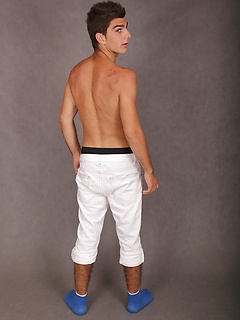 Sexy stud Maxim Moira busts a nut onto his stomach. by BF Collection by BF Collection image #4