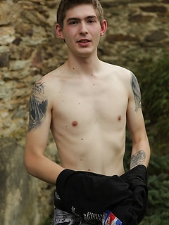 Pete Crash whips out his big dick in the backyard. by BF Collection by BF Collection image #4