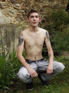 Pete Crash whips out his big dick in the backyard. by BF Collection by BF Collection image #7