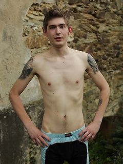 Pete Crash whips out his big dick in the backyard. by BF Collection by BF Collection image #8