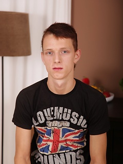 Twink Dave Back blows his load all over his stomach. by BF Collection by BF Collection image #1