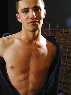 Sexy hunk Arek strips off underwear and plays with cock. by BF Collection by BF Collection image #2