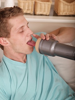 Zach Ball masturbating with his fleshlight. by BF Collection by BF Collection image #5