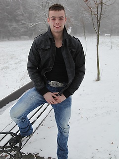 Horny Tommie Kool comes in from the cold to jerk off. by BF Collection by BF Collection image #2