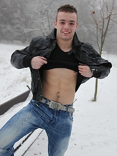 Horny Tommie Kool comes in from the cold to jerk off. by BF Collection by BF Collection image #3