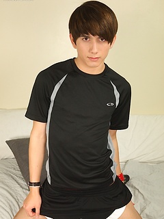 Twink Giovanni Lovell busts a nut onto his chest. by BF Collection by BF Collection image #1