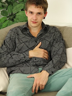 Beautiful college boy Sam Forte strokes his uncut dick. by BF Collection by BF Collection image #1