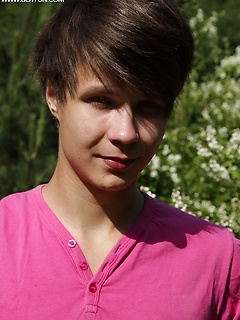 Cute boy Desmond Hall busts a nut in the backyard. by BF Collection by BF Collection image #2