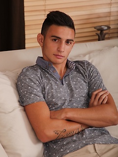 Mario Fedele busts a major nut all over the coffee table. by BF Collection by BF Collection image #1