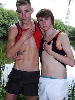Horny Cross-Country Runners Stop Off For A Hot Flip-Flop Fuck In The Open! by Staxus by Staxus image #1