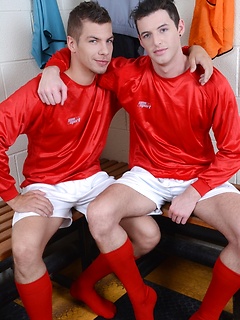 Big-Dicked Soccer Stud Gives His Team-Mate A Nine-Inch Hard Workout After The Game!