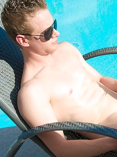 A bright sunny day out here in Florida and we decided to let Liam take a dip in our pool by Extra Big Dicks by Extra Big Dicks image #3