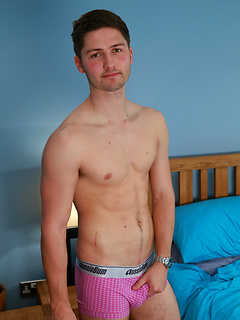 Straight Young Footballer & Fitness Fanatic John Shows off His Muscles & Hard Uncut Cock! by English Lads by English Lads image #12