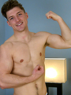 Young Rugby Player Jasper Shows Off His Muscled Body, Thick Uncut Cock and Massive Cumshot! by English Lads by English Lads image #5