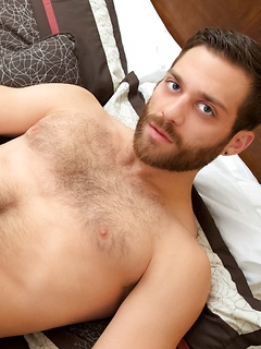 Tommy strokes his big cock
