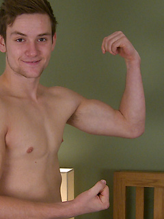 Joel lets Straight Mate Cameron be the 1st Guy to Touch & Wank His Huge Uncut Cock! by English Lads by English Lads image #4