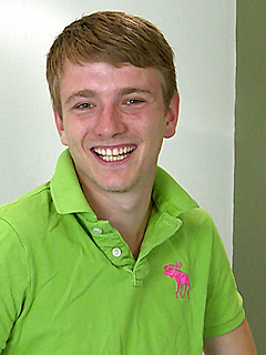 Straight & Tall Blond Uncut Pup Jamie has massage by English Lads by English Lads image #2