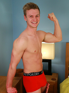 Muscular Young Straight Hunk Harry Shows off his Body by English Lads by English Lads image #6