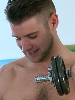 Hairy Straight Pup Kevin Sucks his 1st Cock & Gets Spanked by Cameron! by English Lads by English Lads image #3