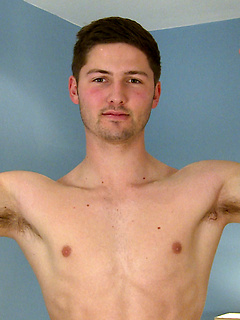 Straight Young Footballer John Shows Off His Muscles & Hard Uncut Cock and Cums Twice! by English Lads by English Lads image #3