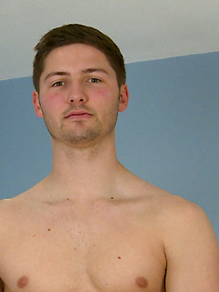 Straight Young Footballer John Shows Off His Muscles & Hard Uncut Cock and Cums Twice! by English Lads by English Lads image #6