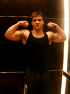 19 yo Zach Rode jock shows his perfect muscled body by Gayhoopla by Gayhoopla image #4
