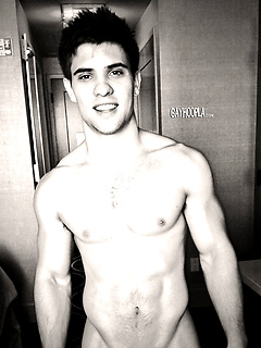 19 yo Zach Rode jock shows his perfect muscled body by Gayhoopla by Gayhoopla image #12