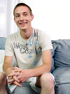 Skinny boy Maxwell shows his uncut dick and hairy ass hole by Squirtz by Squirtz image #12