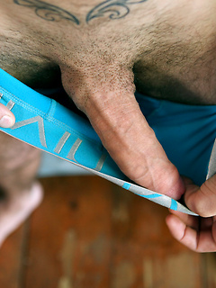 Vince Demerit jacking off uncut dick by Squirtz by Squirtz image #4
