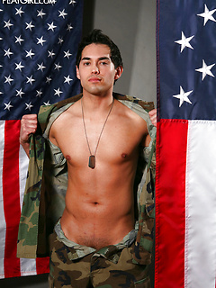 Latino hottie Stewart posing naked by Playgirl by Playgirl image #1